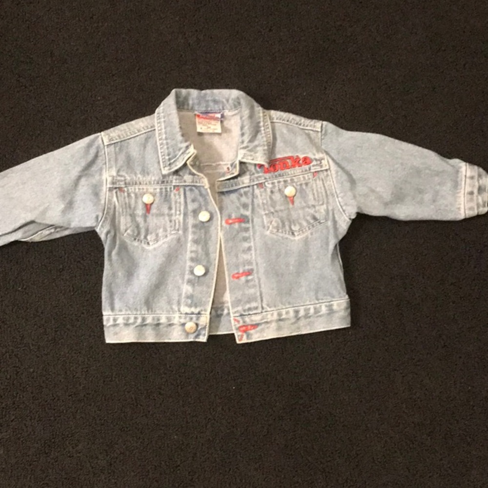Boys, Tonka jean jacket like new never worn 18 months